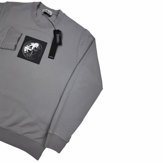 Sudadera cuello redondo Stone Island gris - talla XL