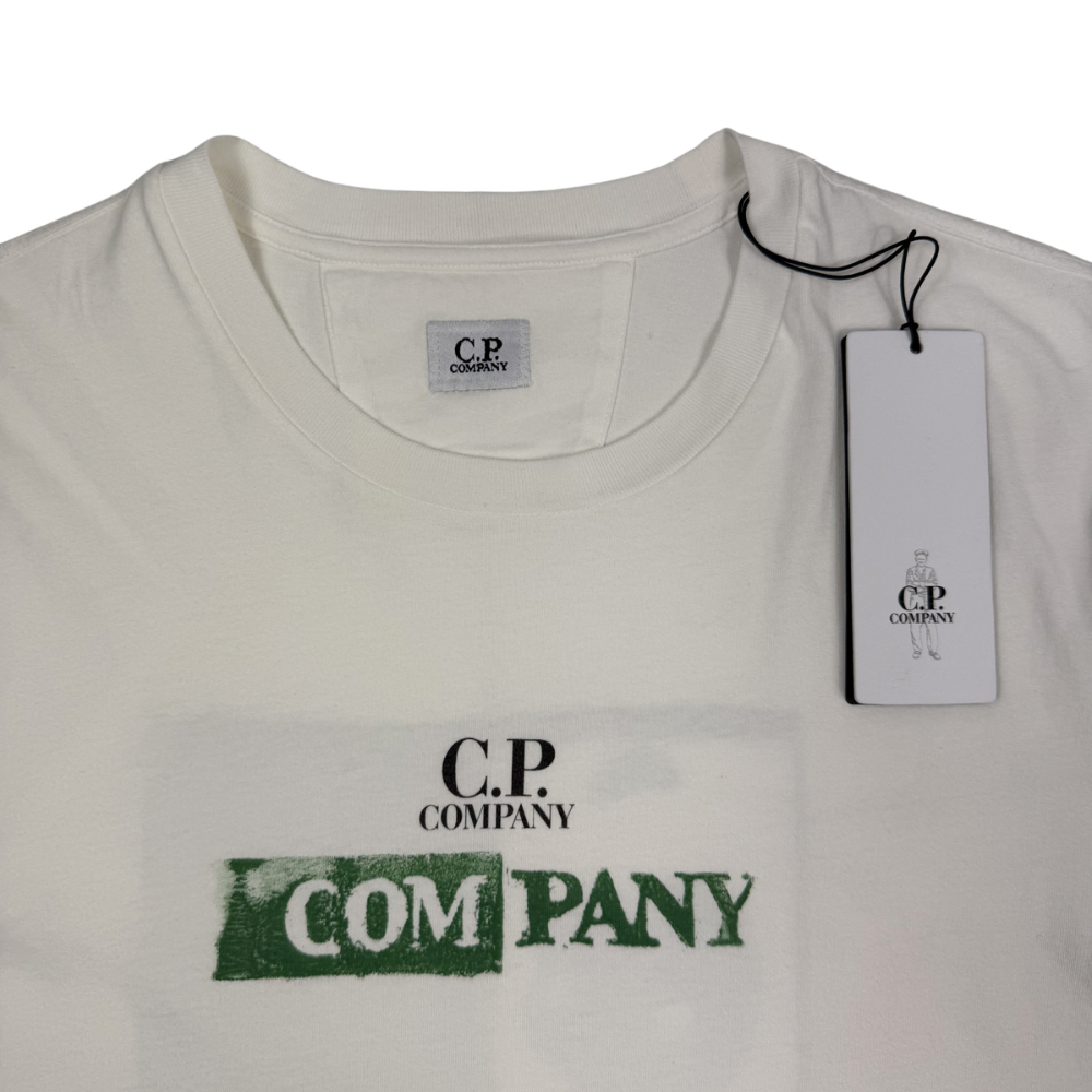 Camiseta C.P. Company blanca manga corta - talla M/XL/2XL
