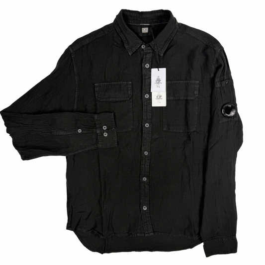 CAMISA DE LINO LONG SLEEVE C.P. COMPANY - talla L/XL