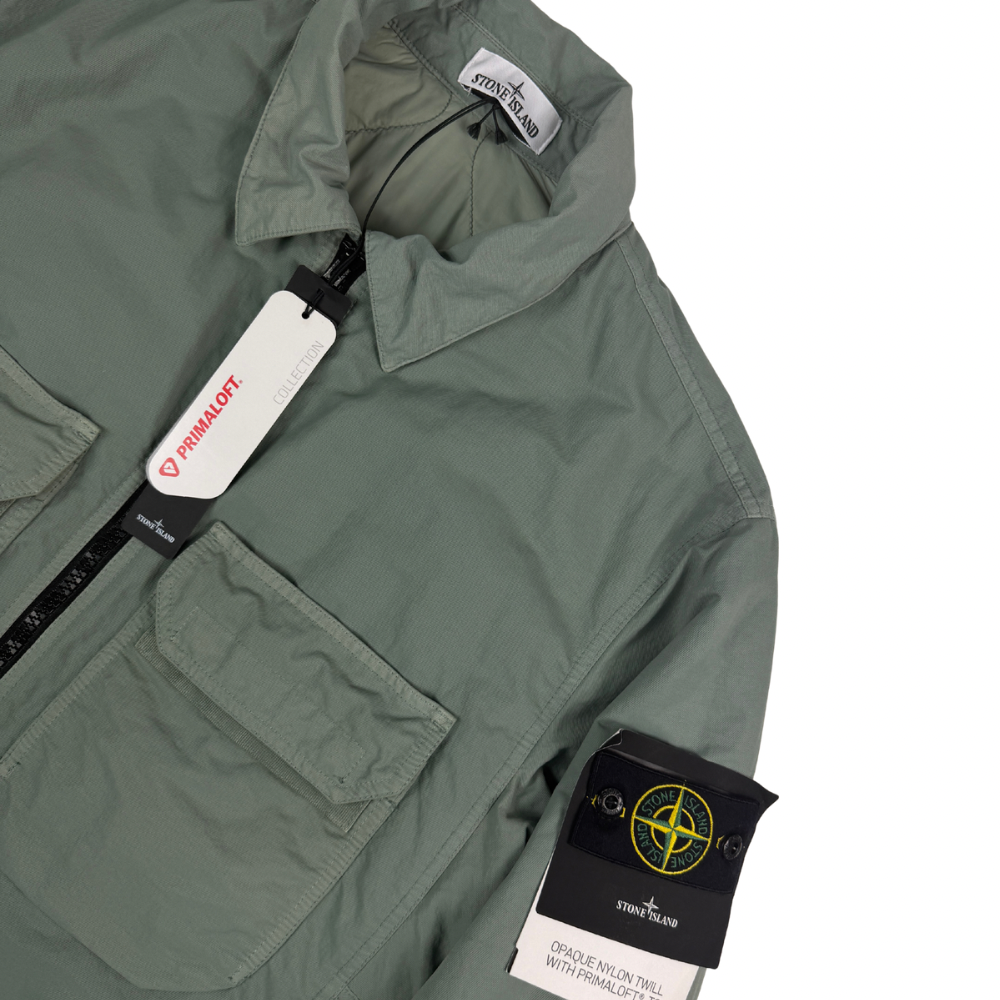 CHAQUETÓN OPAQUE NYLON TWILL WITH PRIMALOFT - TC STONE ISLAND - talla XL