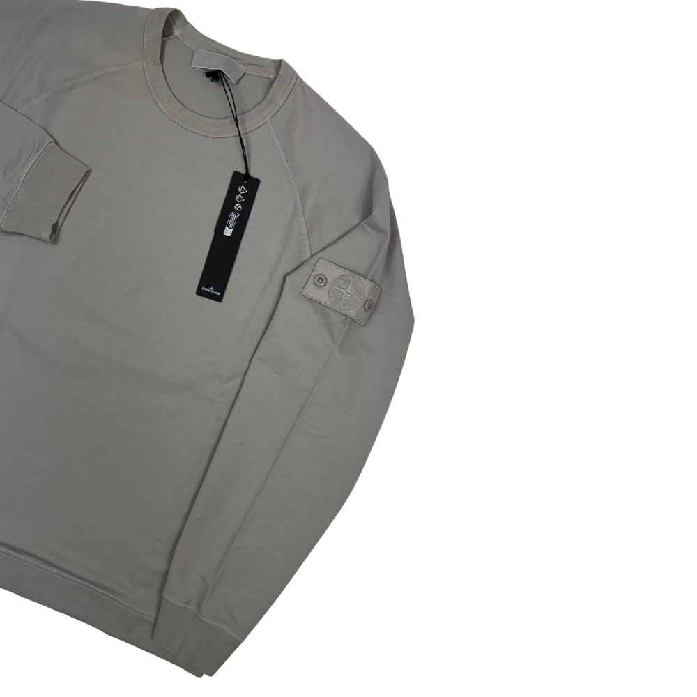Sudadera Stone Island Ghost cuello redondo gris - talla L/XL/2XL