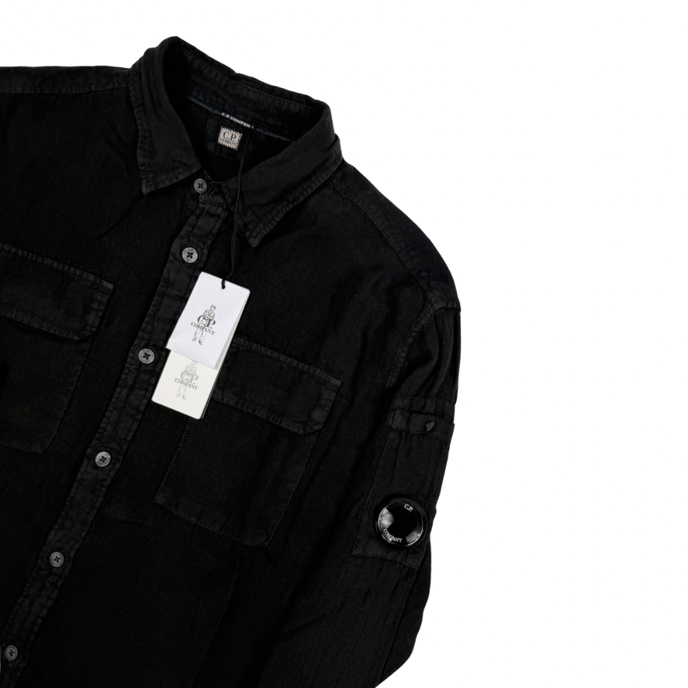 CAMISA DE LINO LONG SLEEVE C.P. COMPANY - talla L/XL