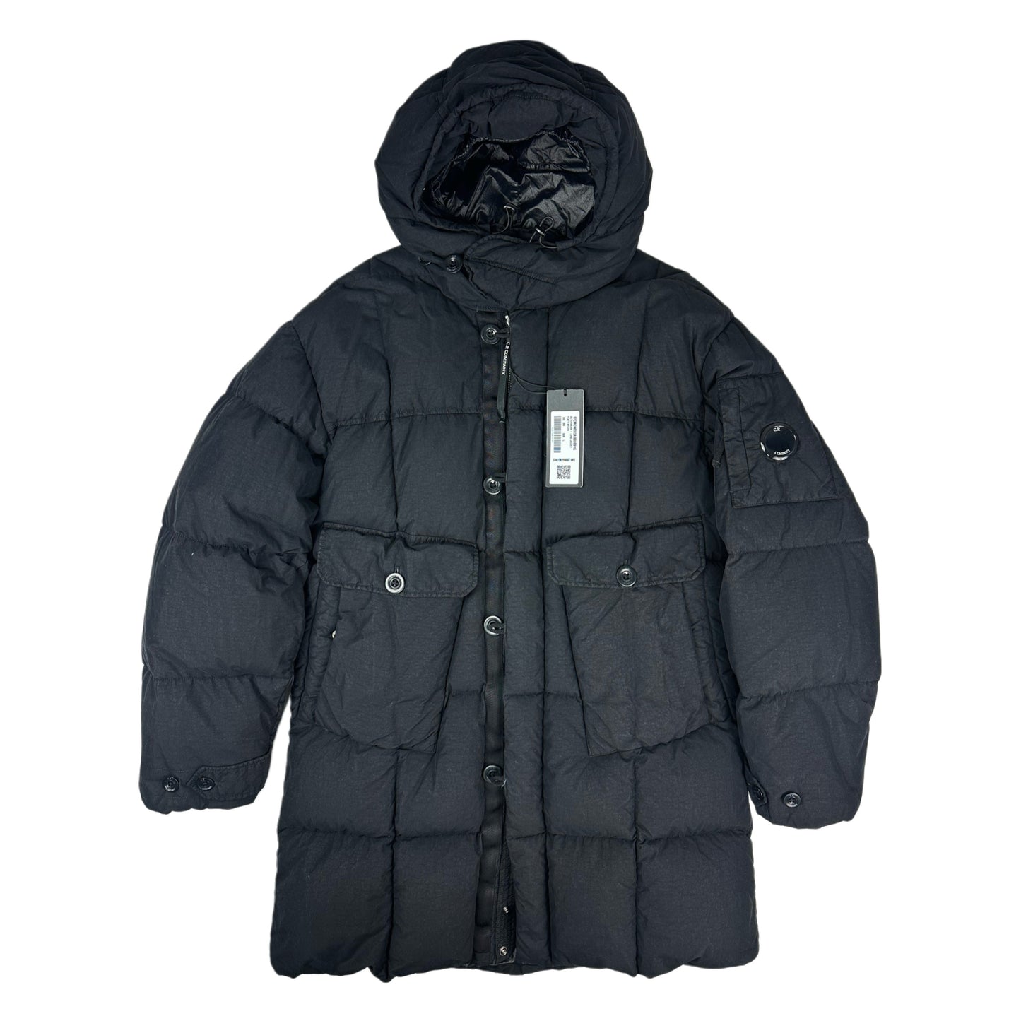 ABRIGO PLUMAS FLATT NYLON C.P COMPANY - talla L