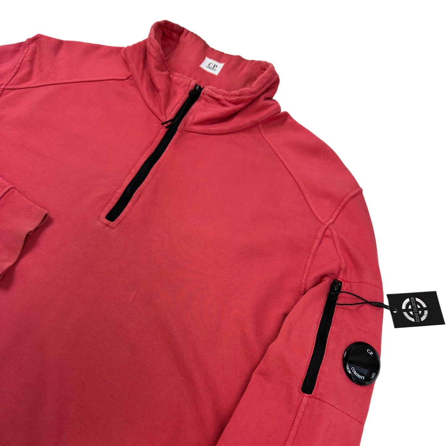 SUDADERA HALF-ZIP CON CREMALLERA C.P. COMPANY - talla XXL