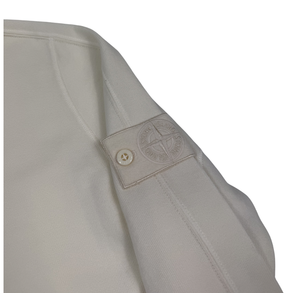 Sudadera Con Capucha Stone Island Ghost Blanco Roto - talla L