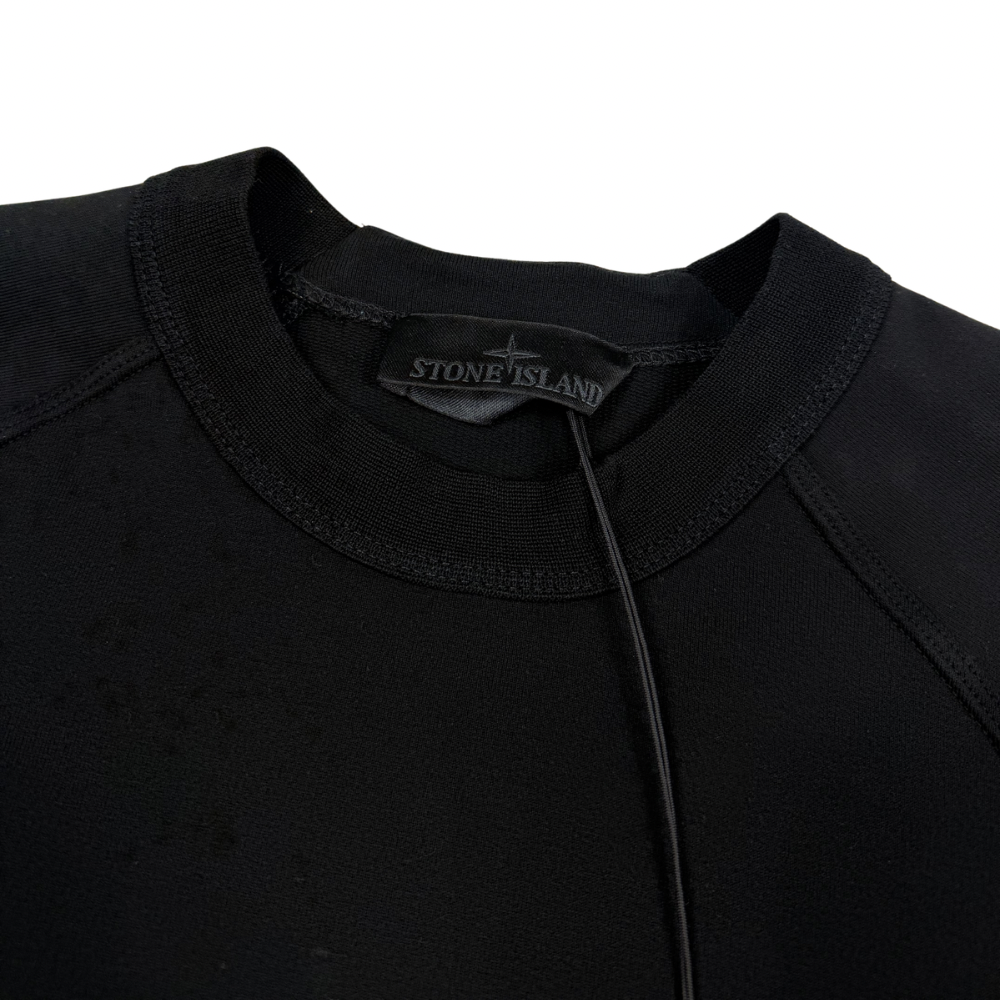 Sudadera cuello redondo Stone Island Ghost negra - talla M