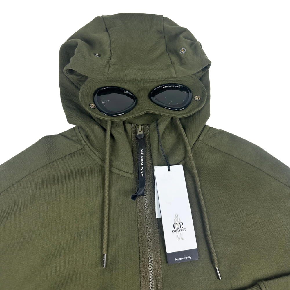 SUDADERA CON CREMALLERA GOGGLE C.P COMPANY - talla S