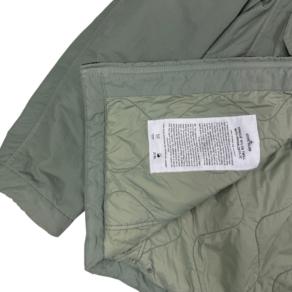 CHAQUETÓN OPAQUE NYLON TWILL WITH PRIMALOFT - TC STONE ISLAND - talla XL