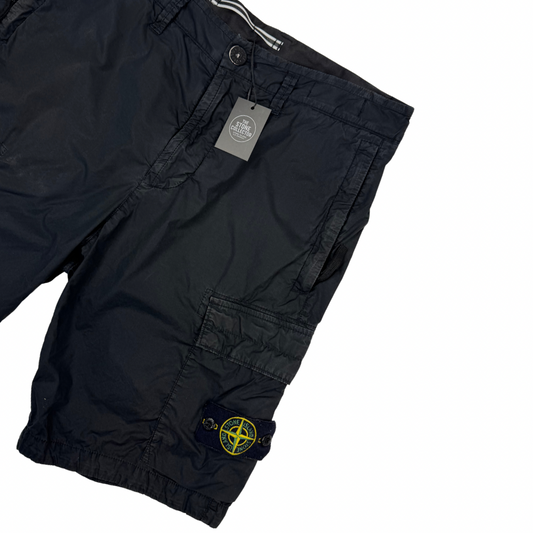 Pantalón Corto Cargo Stone Island Type RE negro - talla W/30