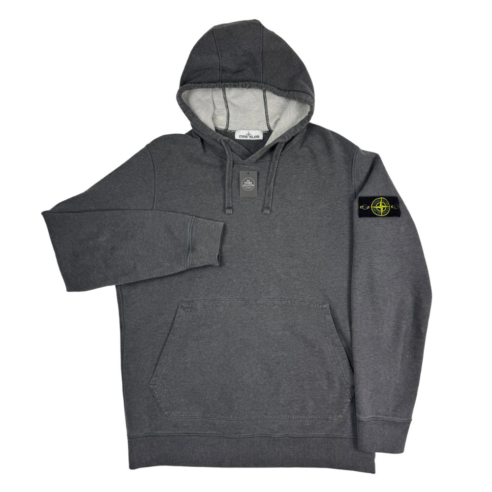 Sudadera con capucha Stone Island gris - talla XL