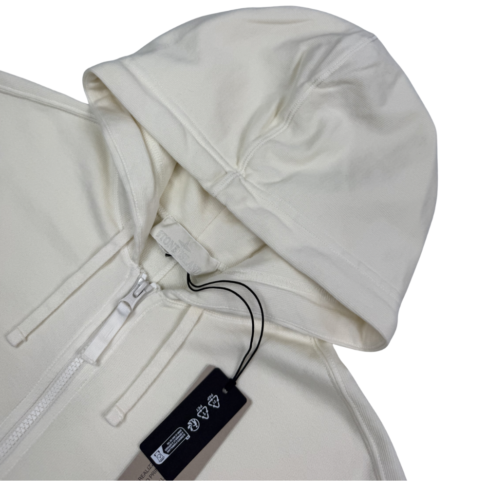 Sudadera Con Capucha Stone Island Ghost Blanco Roto - talla L