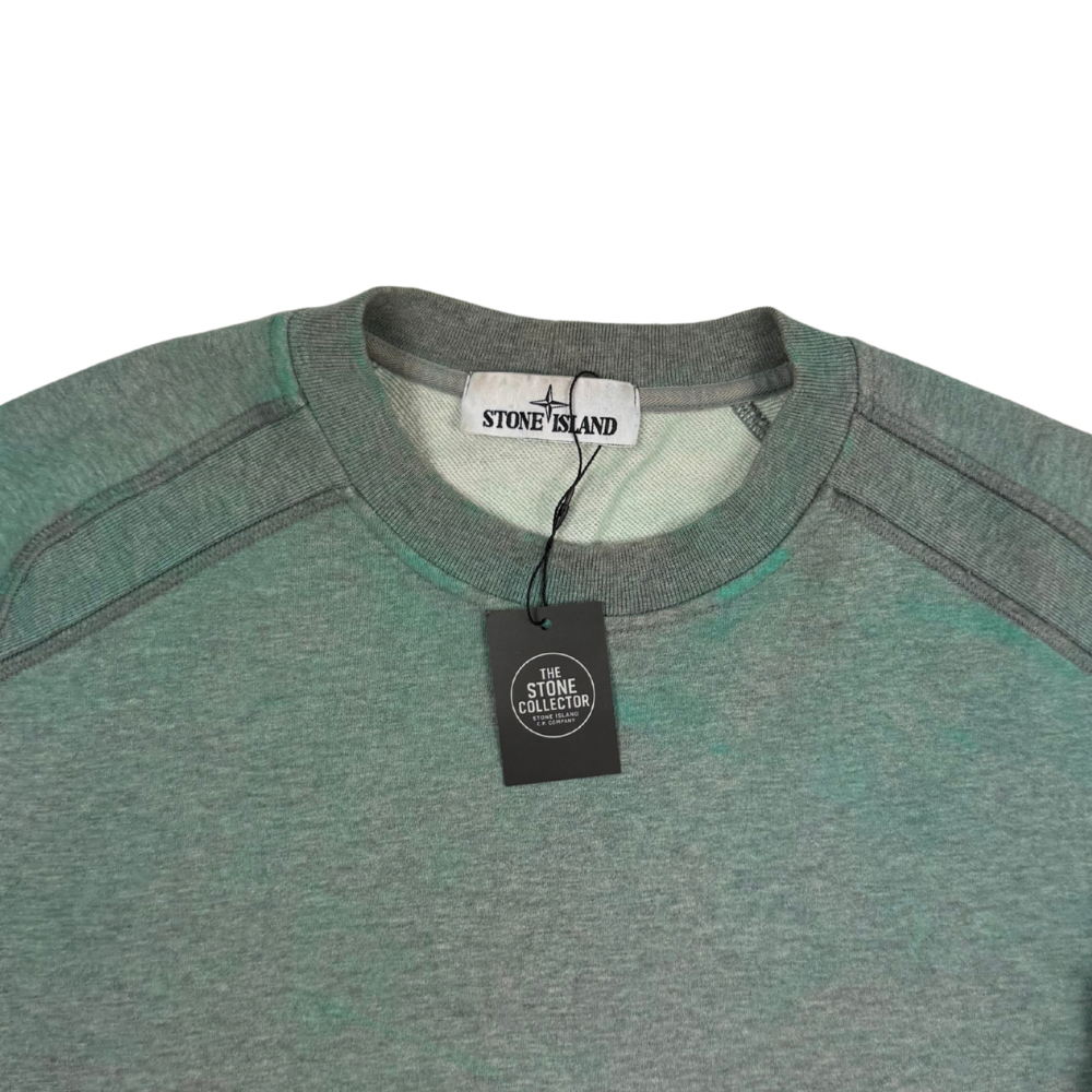 Sudadera cuello redondo Stone Island Dust Verde - talla M