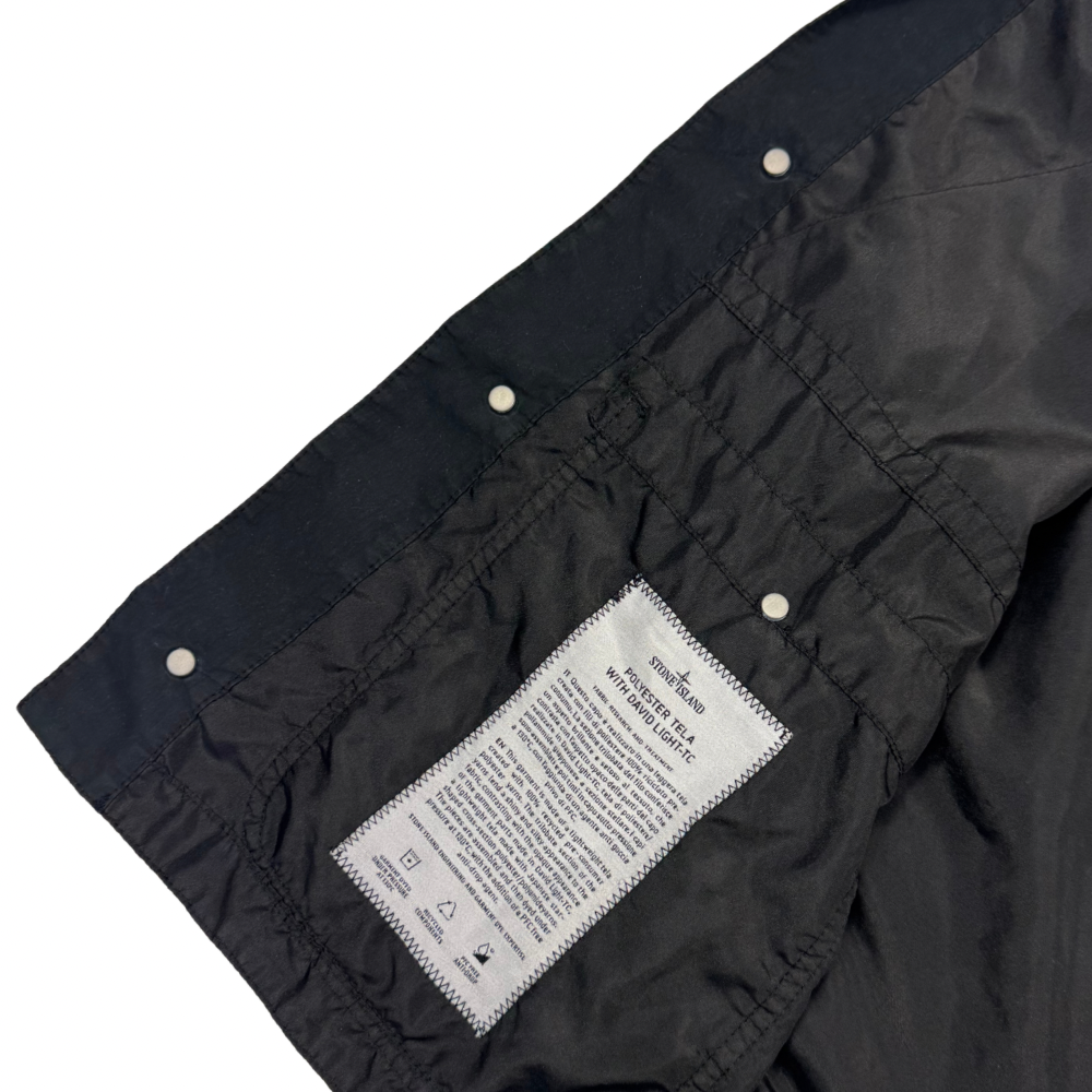 Chaqueta sin mangas Stone Island  Polyester Tela With David Light-TC negro - talla M/L