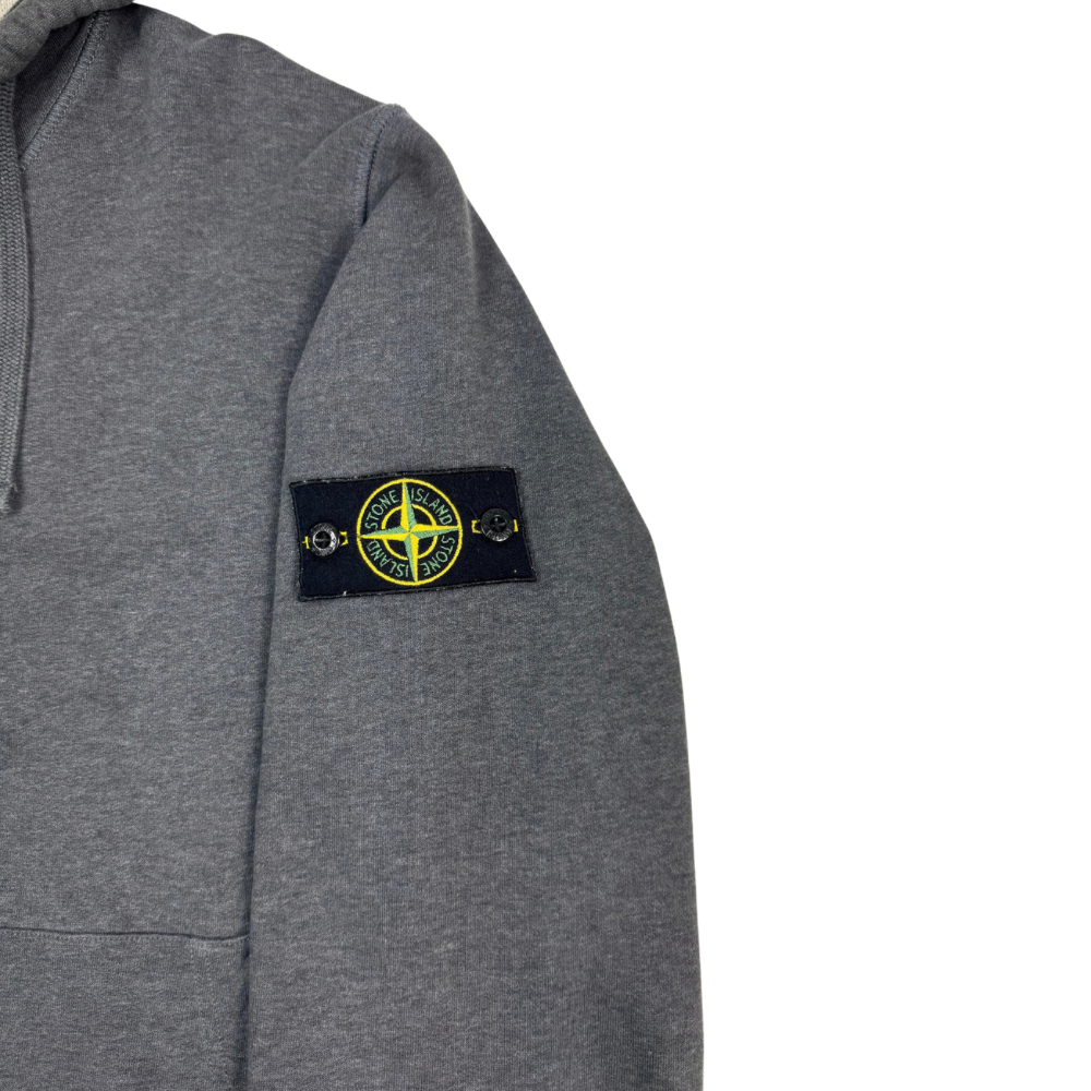 Sudadera con cremallera y capucha Stone Island gris oscuro - talla L