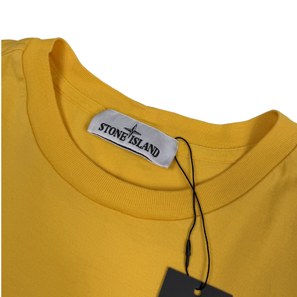 Camiseta Stone Island Amarilla manga corta - talla L