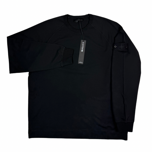 Sudadera Stone Island Ghost cuello redondo negro - talla XL