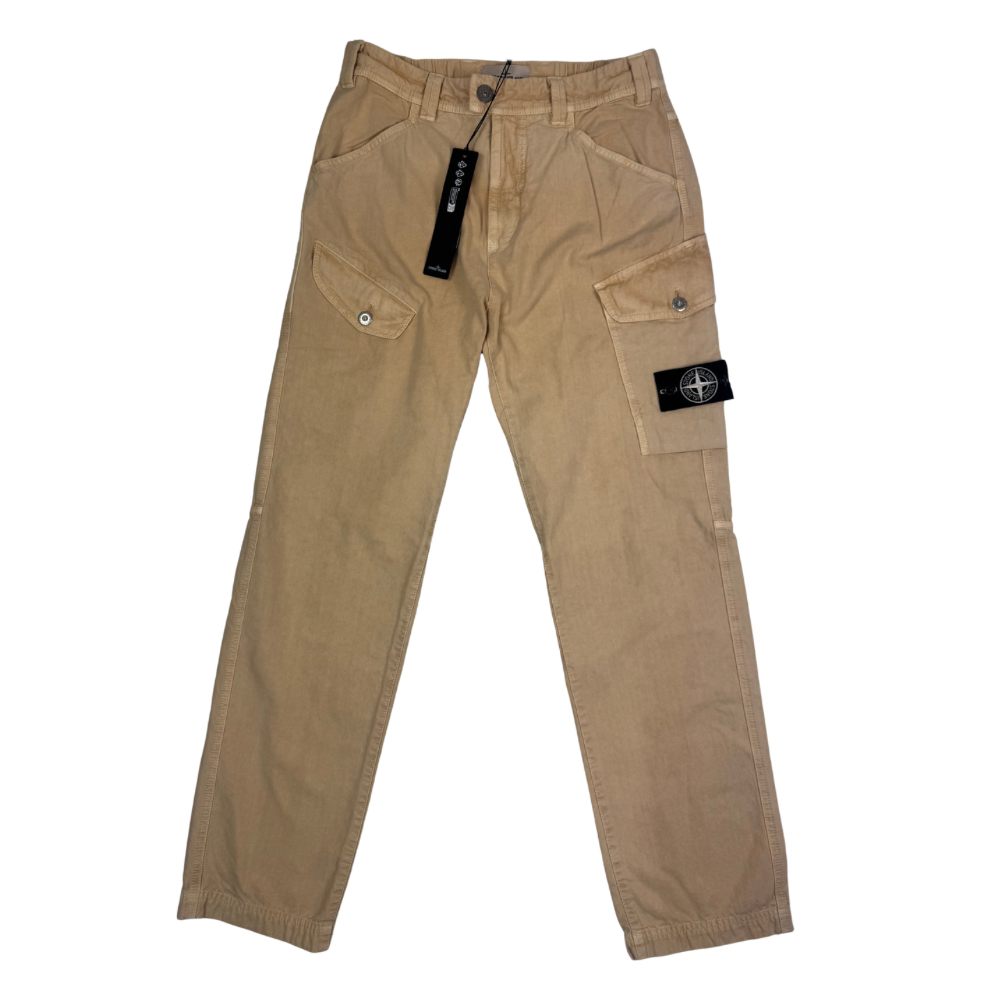 Pantalón Cargo Stone Island Closed Loop Project Naranja claro - talla W30/W32