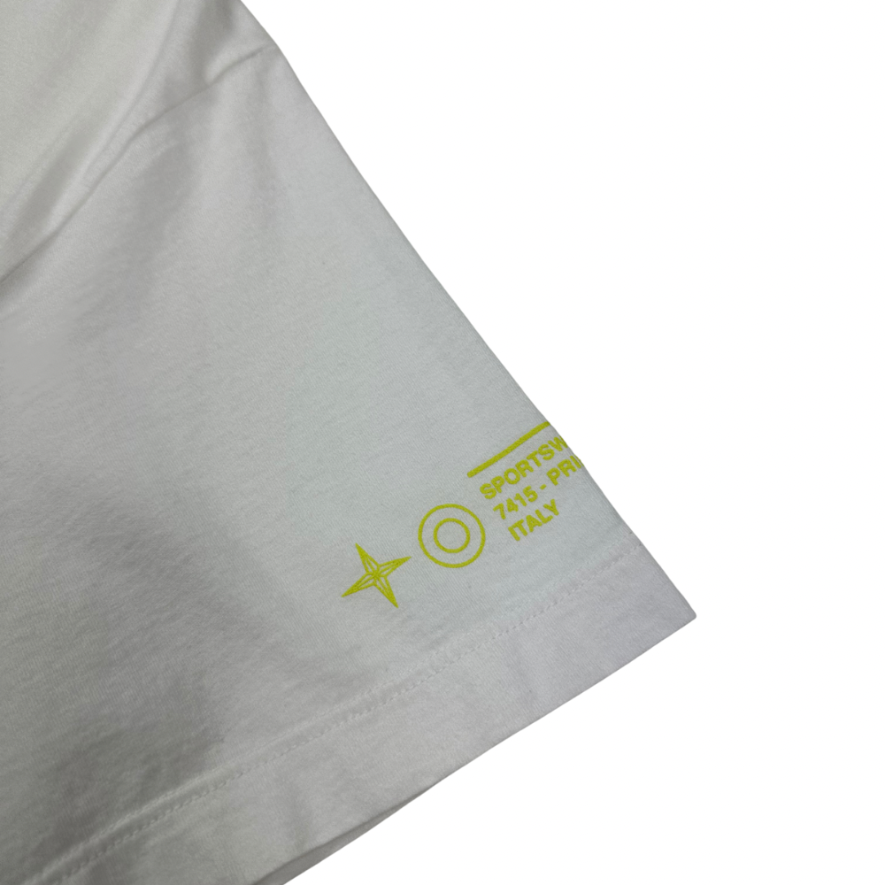 CAMISETA MANGA CORTA LOGO FRONTAL STONE ISLAND - talla L