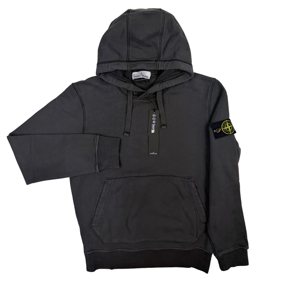Sudadera Con Capucha Stone Island Gris - talla M