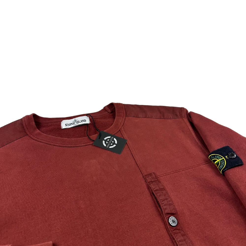 SUDADERA CUELLO REDONDO STONE ISLAND - talla XL