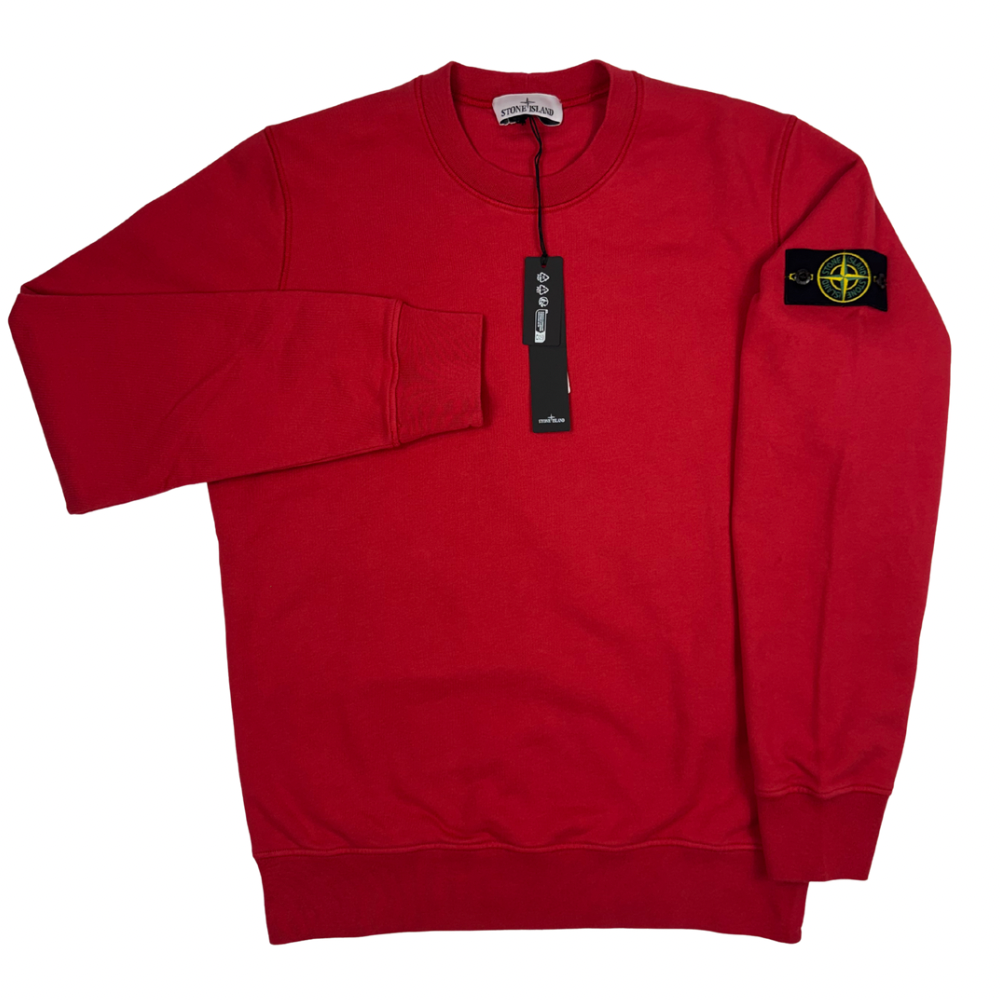 Sudadera cuello redondo Stone Island rojo - talla L/XL/2XL