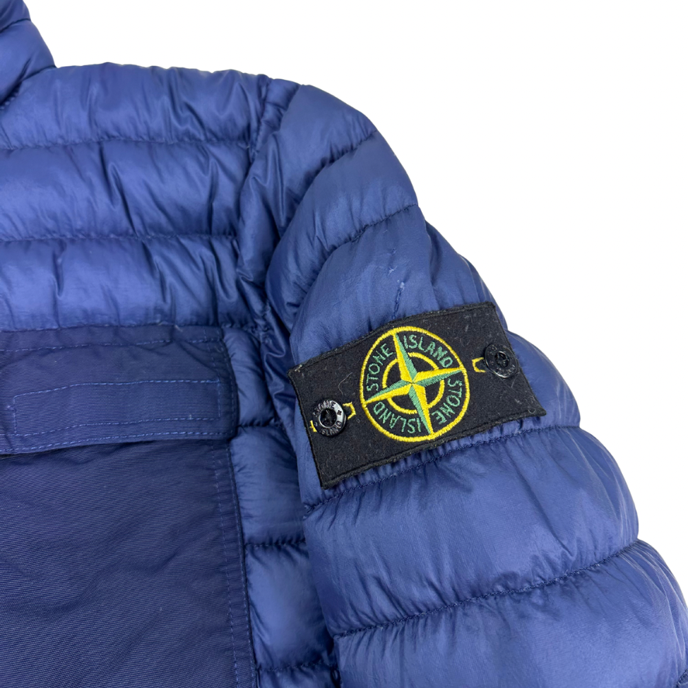 ABRIGO PLUMAS GARMENT DYED MICRO YARN DOWN STONE ISLAND- talla M