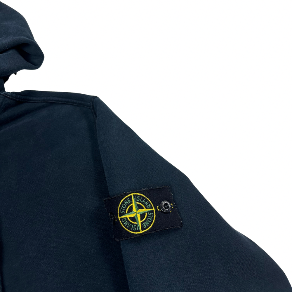 SUDADERA CON CREMALLERA Y CAPUCHA STONE ISLAND - talla L