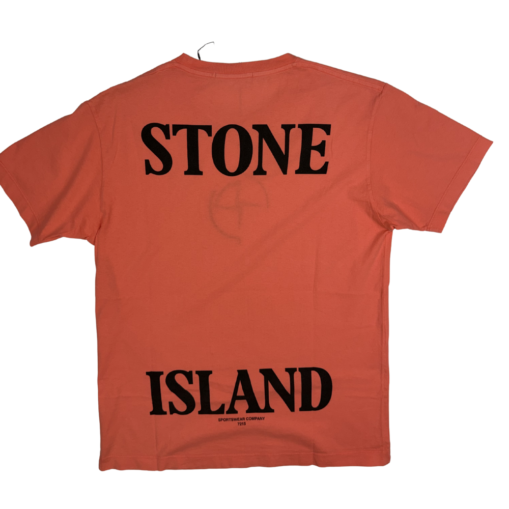 Camiseta Stone Island coral manga corta - talla L