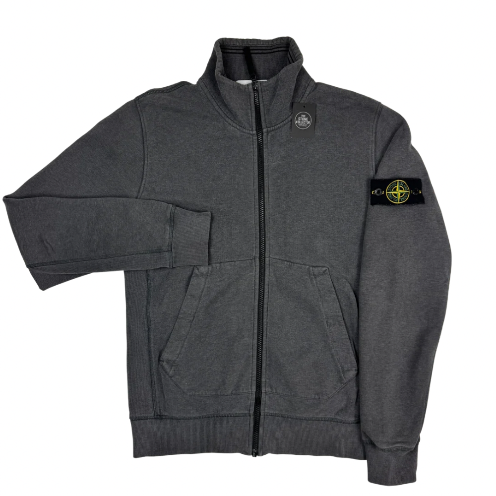 Sudadera con cremallera Stone Island gris - talla M