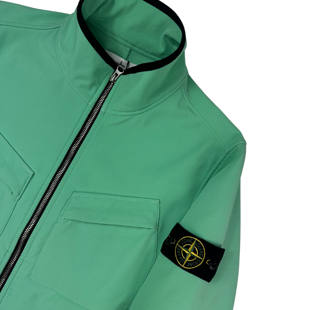 CHAQUETA LIGHT SOFT SHELL - R e-dye TECHNOLOGY STONE ISLAND - talla S