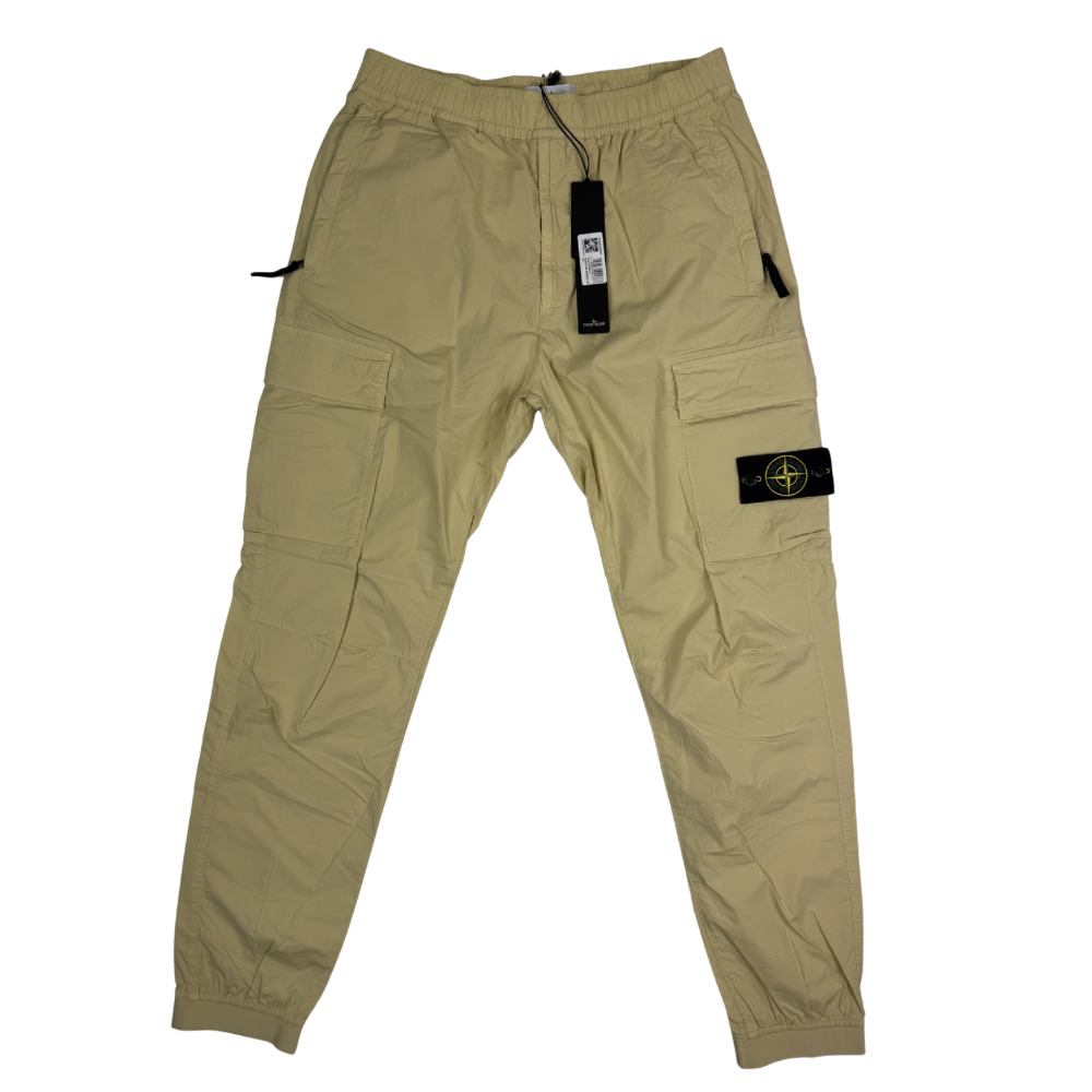 Pantalón Cargo Stone Island Beige Claro Type Re-t - talla W/32
