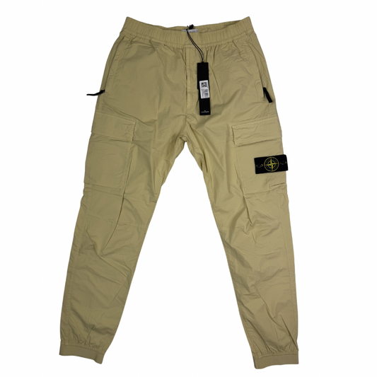 Pantalón Cargo Stone Island Beige Claro Type Re-t - talla W/32