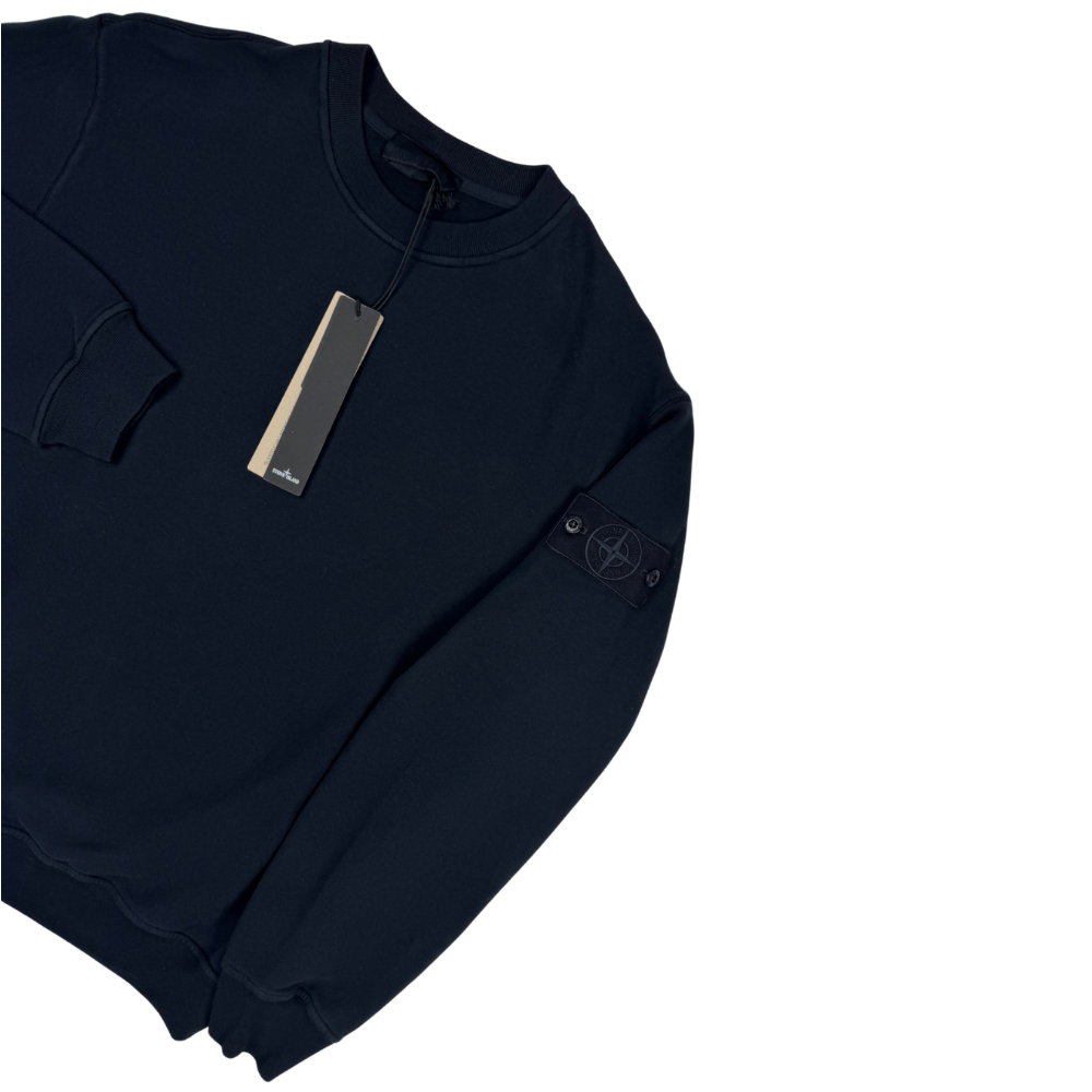 Sudadera cuello redondo Stone Island Ghost azul marino - talla M/L/XL