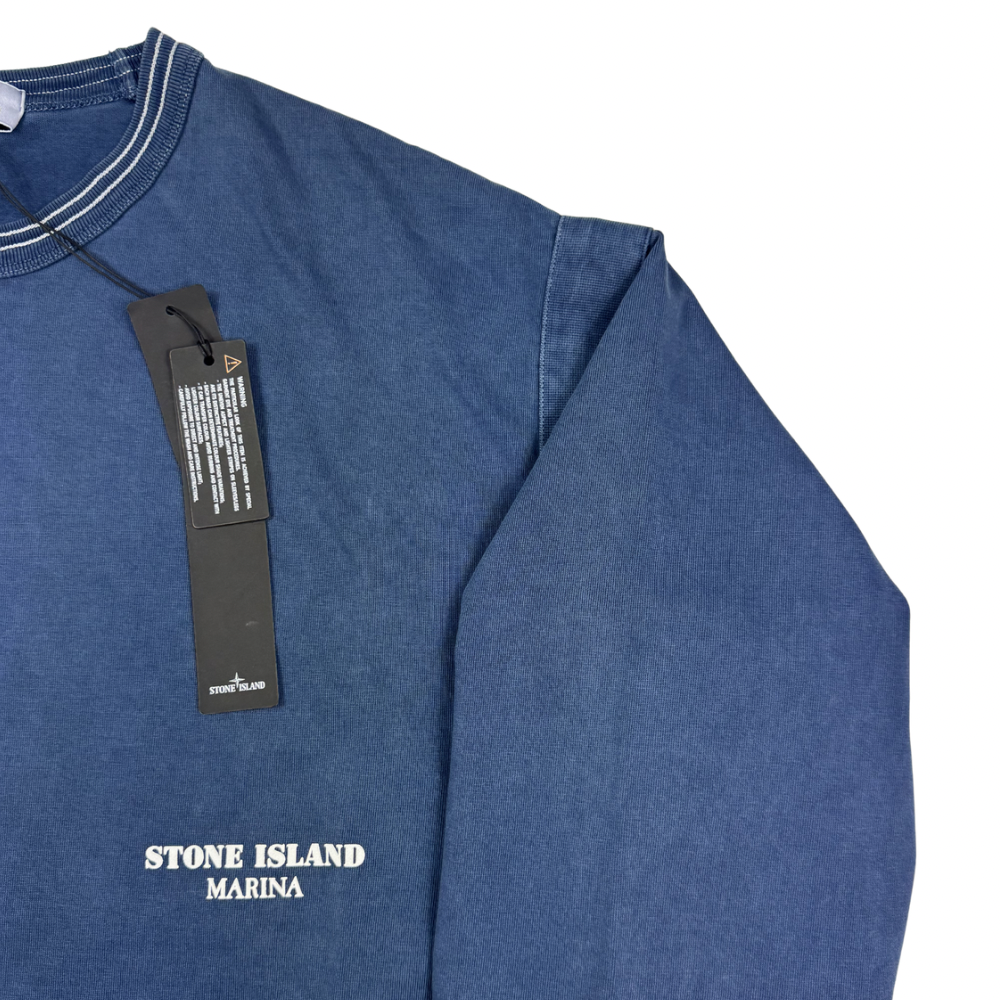 Sudadera cuello redondo Stone Island Marina - talla M/XL