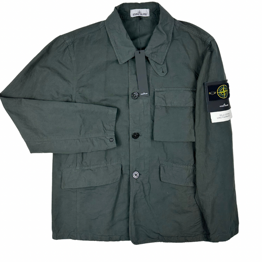 TELA COTONE LINO FIAMMATO - TC STONE ISLAND - talla L