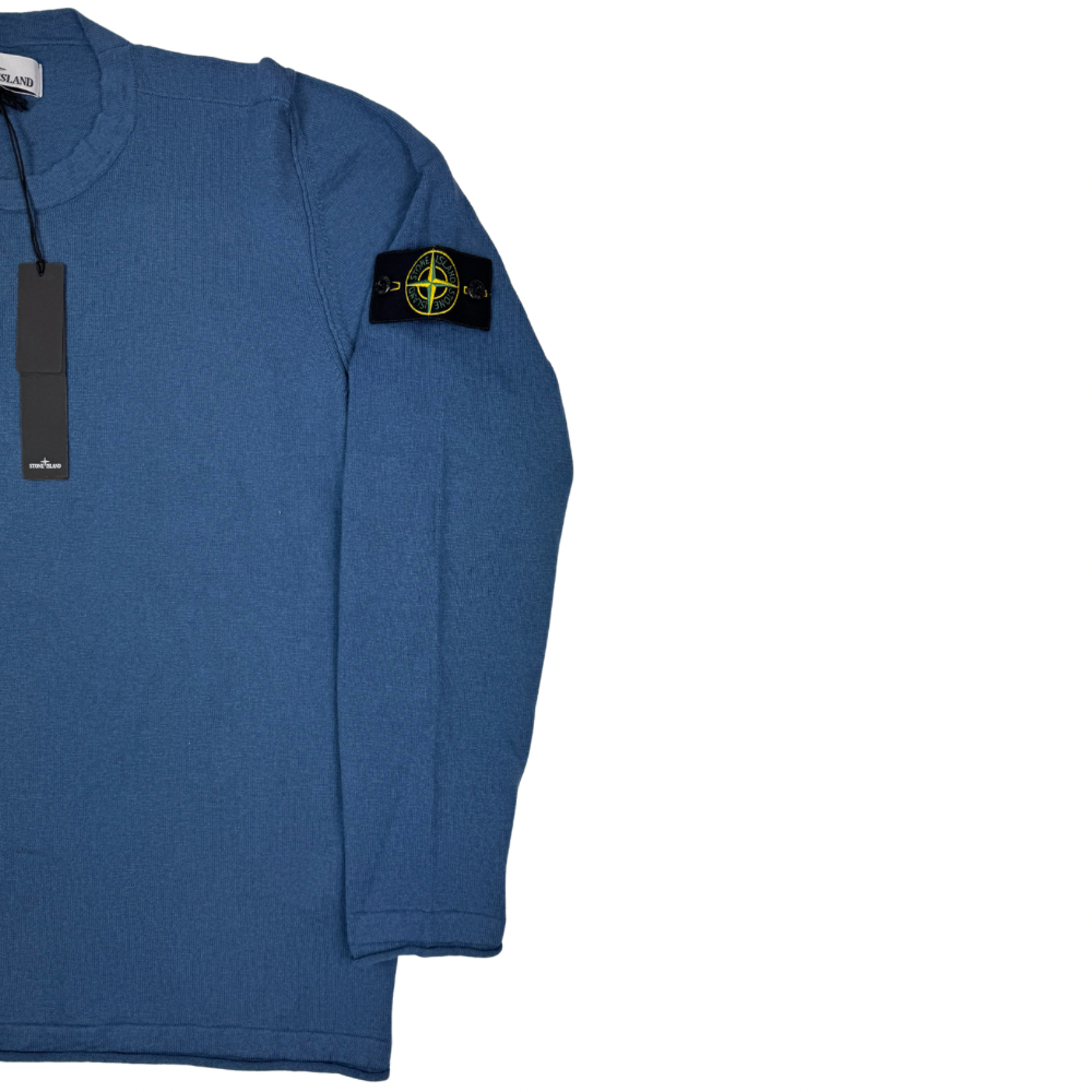 Jersey Stone Island cuello redondo azul - talla 2XL