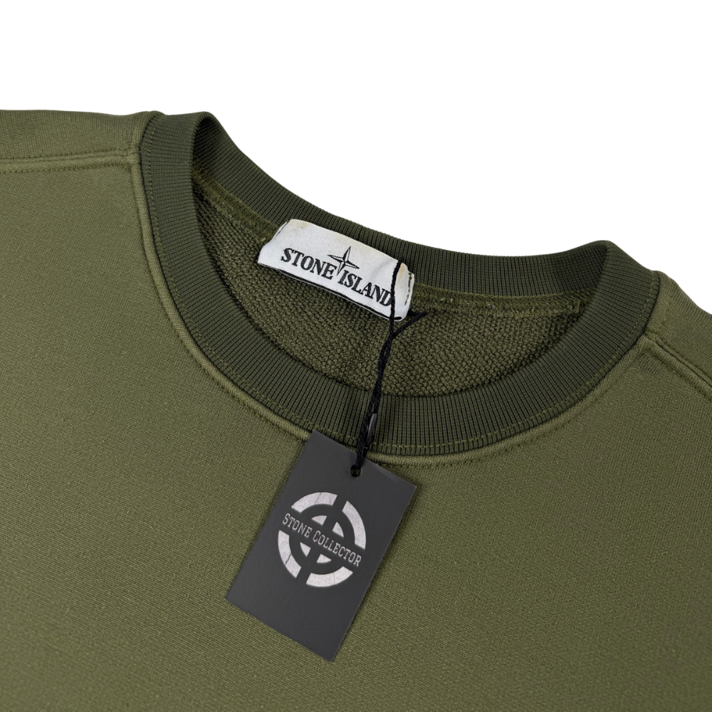 SUDADERA STONE ISLAND CUELLO REDONDO - talla M