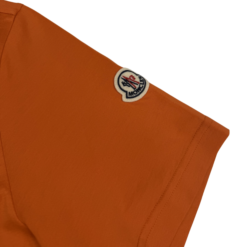 Camiseta Moncler naranja manga corta - talla L