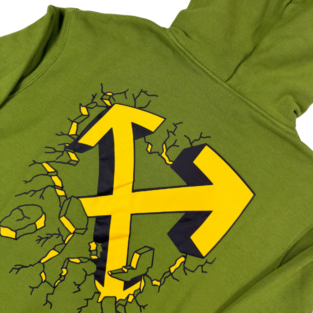 SUDADERA CON CAPUCHA OFF WHITE - talla M L