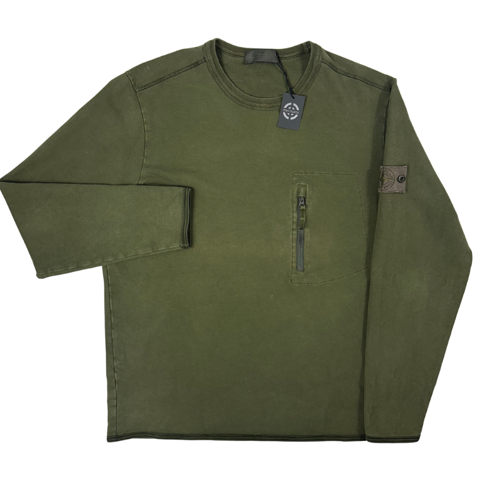 SUDADERA CUELLO REDONDO GHOST STONE ISLAND - talla XXL