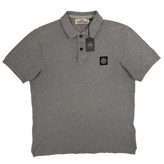 Polo Stone Island Gris manga corta - talla M