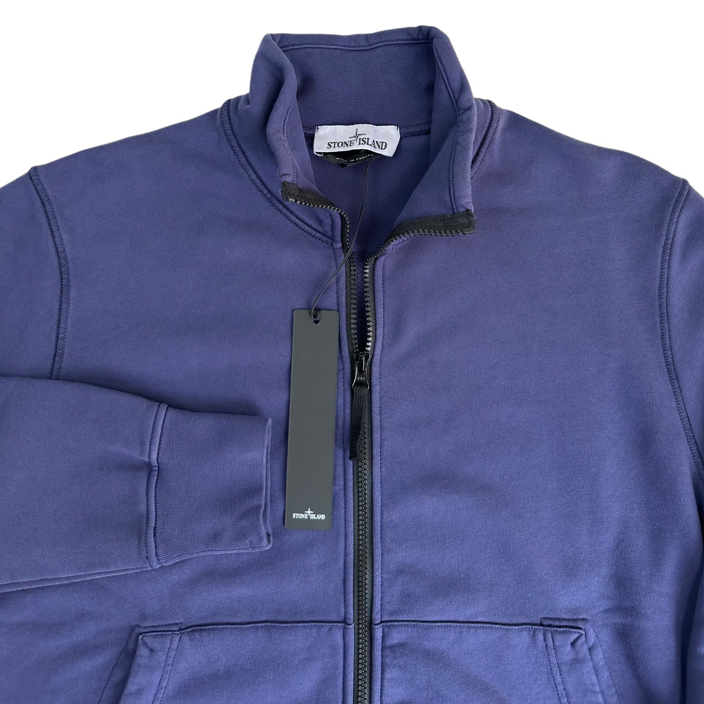 SUDADERA CON CREMALLERA STONE ISLAND - talla M
