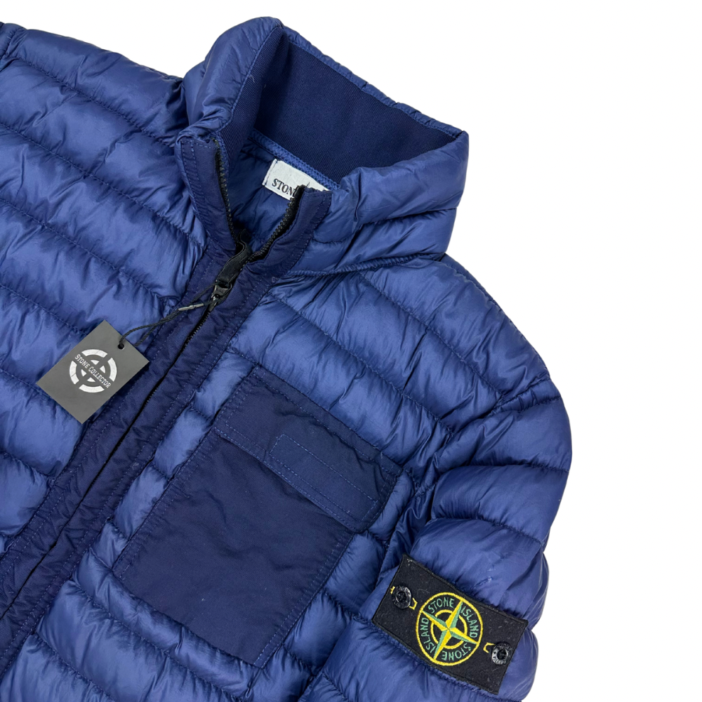 ABRIGO PLUMAS GARMENT DYED MICRO YARN DOWN STONE ISLAND- talla M