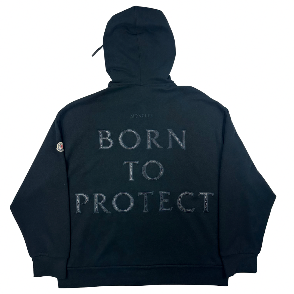 SUDADERA CON CAPUCHA MONCLER BORN TO PROJECT - talla XXL