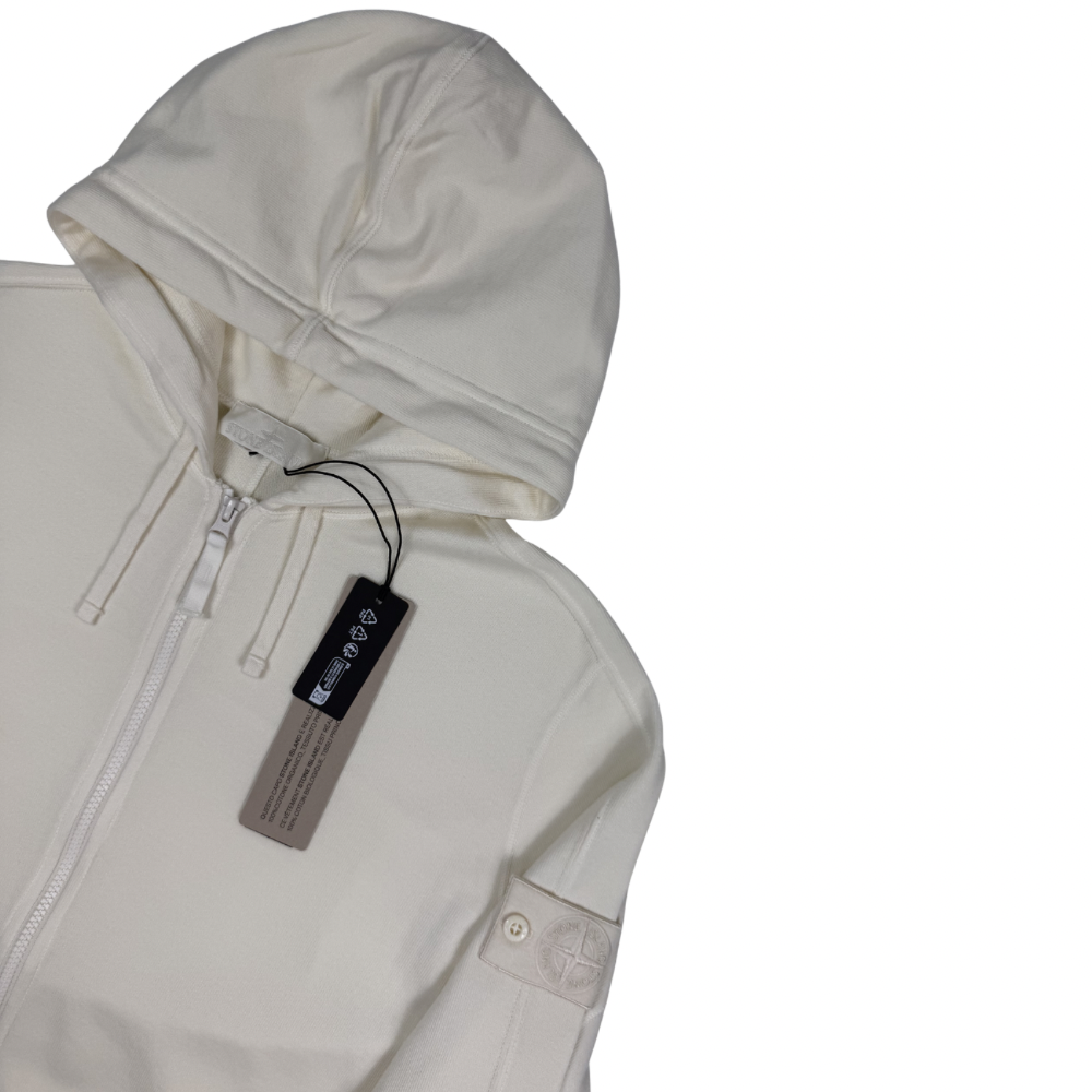 Sudadera Con Capucha Stone Island Ghost Blanco Roto - talla L