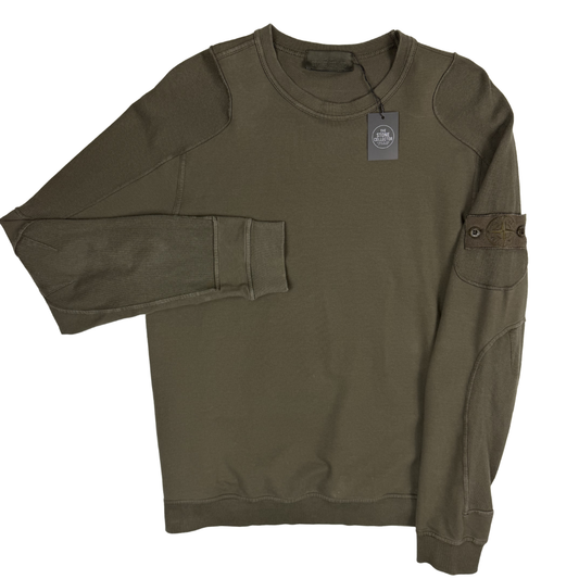 Sudadera Stone Island Ghost verde - talla M