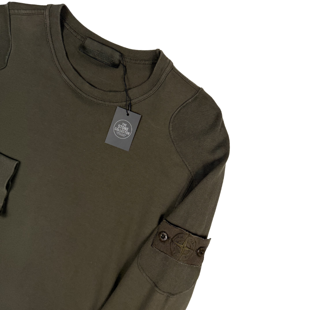 Sudadera Stone Island Ghost verde - talla M