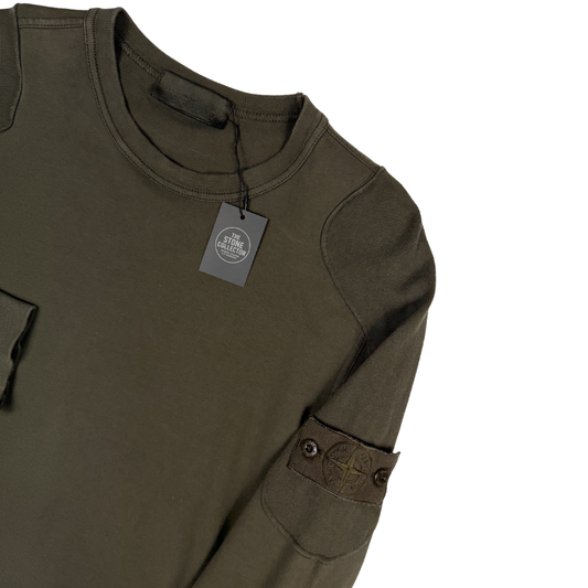 Sudadera Stone Island Ghost verde - talla M