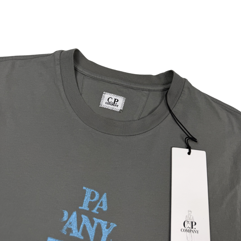Camiseta C.P. Company gris manga corta - talla S