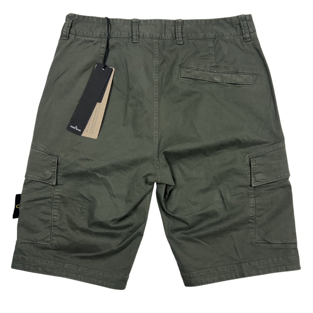 Pantalón Corto Cargo Stone Island Verde - talla W29/W36/W38